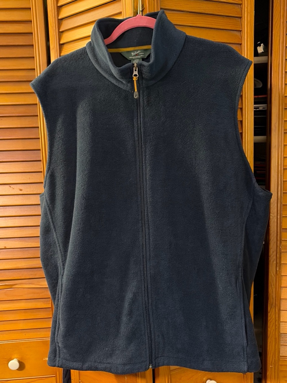 Woolrich Men’s 2XL Navy Blue Fleece Vest